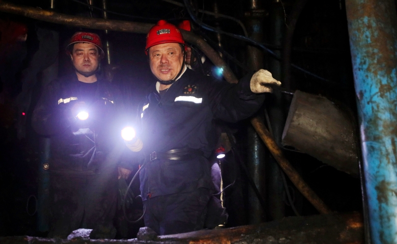 張秉德到峻德礦調研檢查工作