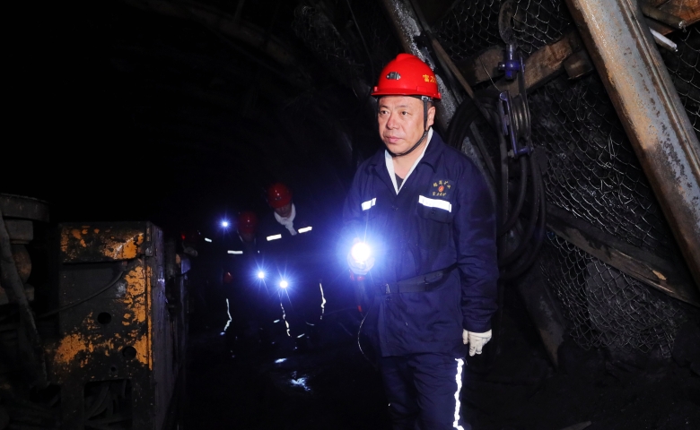 張秉德到富力礦調研檢查工作